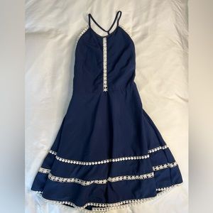 Boutique Navy Mini Dress